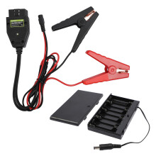 MR CARTOOL E60 OBD II Vehicle ECU Emergency Power Supply Cable Memory Saver 12V with Battery Box
