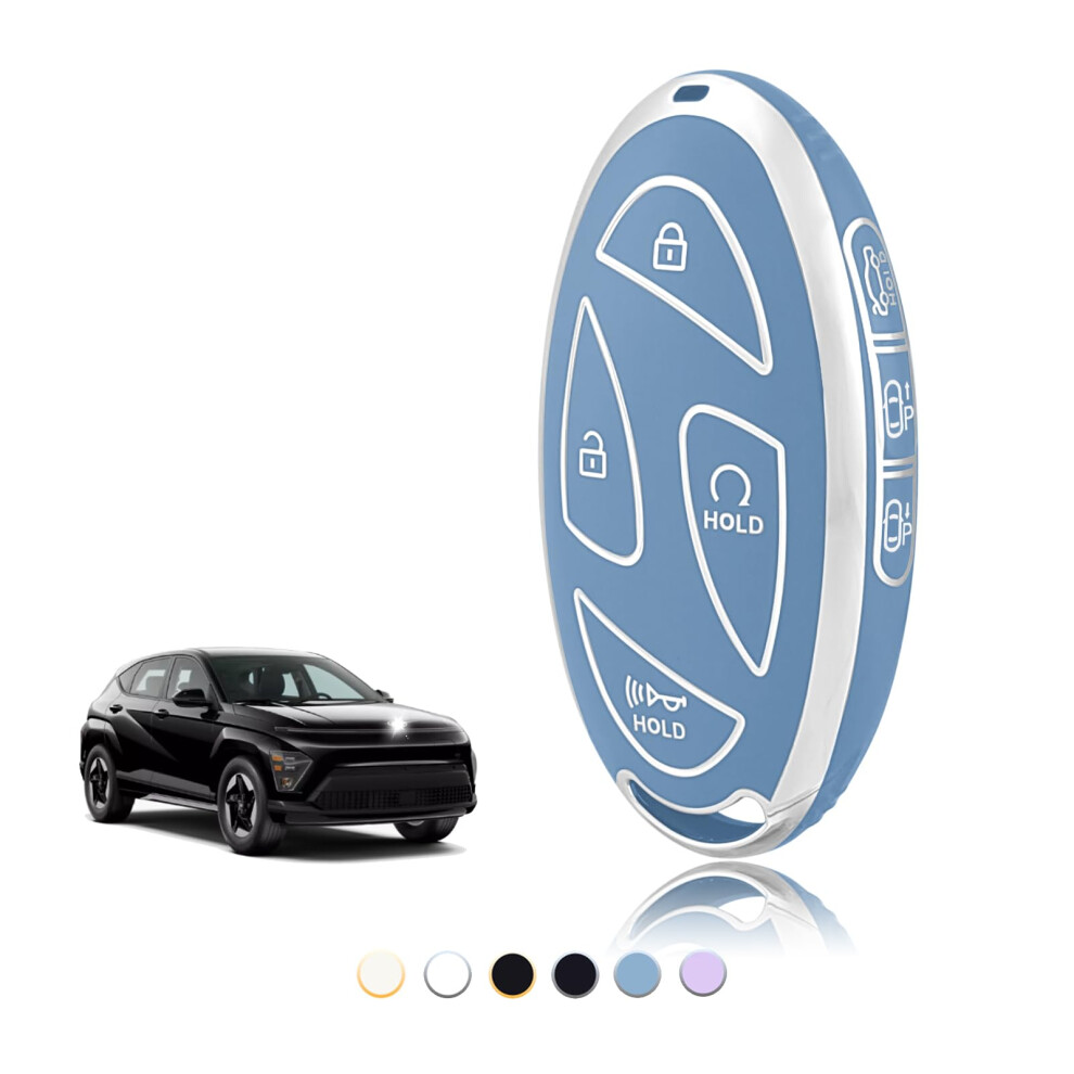 Toomume Car Key Cover Tpu, Car Key Case Fit For Hyundai Tucson Nx4 Kona Sx2 Ioniq 6 Grandeur Gn7 Grand Prix Azera Elantra Sonata, Protective Key Fob 34420157