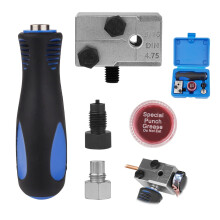 Jusimi 4.75mm Brake Pipe Flaring Tool Kit UK, 5 in 1 Bubble Flare Maker with Metal Head Handheld Pipe Expansion Tool for Car or Motorcycle 3/16 inch