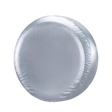 Etopar Silver Spare Tire Cover 18" inch Wheel Tyre for all Diameter (82cm-84cm/33") Trailer Car Truck PVC Waterproof Dustproof Protection