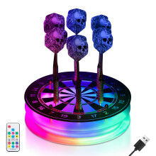 CoolGift Mart Light Up Dart Holder Acrylic Dart Stand with Multiple Color M