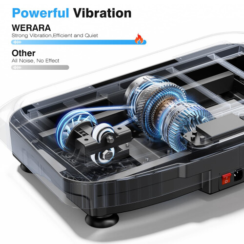 Werara Vibration Plate Vibration Plate Exercise Machine for Lymphatic Drain 2