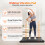 Sperax Walking Vibration Pad with APP Vibration and Walking Treadmill with Remote Control and Bluetooth Control Portable Treadmill for Home Office 8