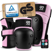 99FLIPS Skate pads adult Knee and Elbow Pads incl Wrist Guards Elbow knee
