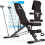 KINGMAZI Adjustable Weight Bench Exercise Workout Bench for Full Body Worko 1