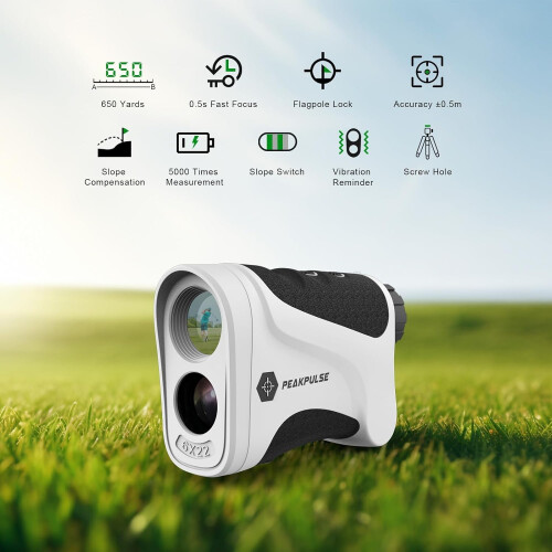 PeakPulse 6pro Rangefinder Golf 656 Yards Rangefinder with Slope Compensati 1