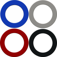 GORILLA DARTS PU Dartboard Surround Wall Protector Blue Grey Red Black Black