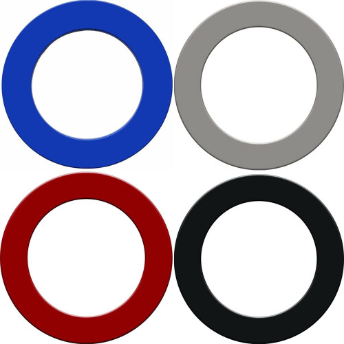 GORILLA DARTS PU Dartboard Surround Wall Protector Blue Grey Red Black Black