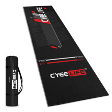 CyeeLife Darts Mat297 X 66cm Professional Non Slip Carpet Mats for Floor and Dart Tips ProtectionBlack