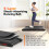 Sperax Walking Vibration Pad with APP Vibration and Walking Treadmill with Remote Control and Bluetooth Control Portable Treadmill for Home Office 5