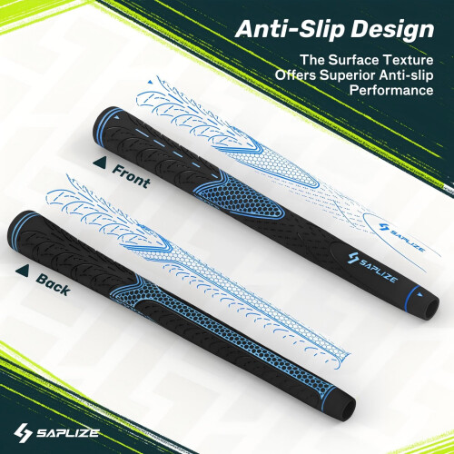 SAPLIZE CC01 Rubber Golf Grips 13 Grips 4 Colors Available StandardMidsizeO 2