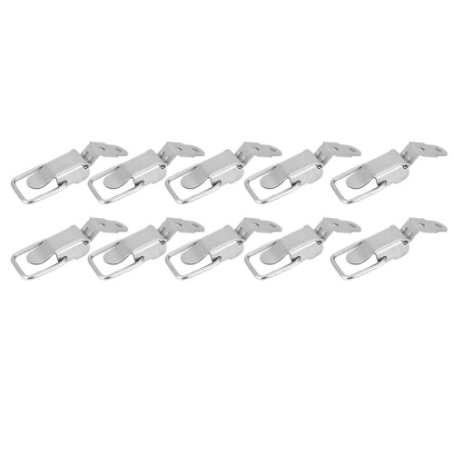 Toggle Latch Catch for Cabinet And Toolboxes, Spring Loaded Toggle Latch with Mounting Screws, Spring Toggle Lock Stainless Steel Hardware Fastener