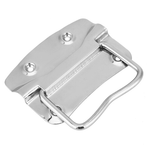 Stainless Steel Wardrobe Handle Foldable Pull Ring Handle Rust Resistant Anti-Corrosion Heavy Duty Ring Pull Handle Durable Steel Construction 1