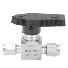 Edelstahl-Nadelventil, Hochdruckwiderstand, Durchflussregler, Manometer, Ventil für Wasser, Öl und Gas, Premium-Qualität, praktisches Werkzeug,