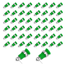 Adapter gniazda zaciskowego do wtyku bananowego, wysokiej jakości stop żeński, montaż panelowy, odpowiedni do złącza bananowego 4 mm,