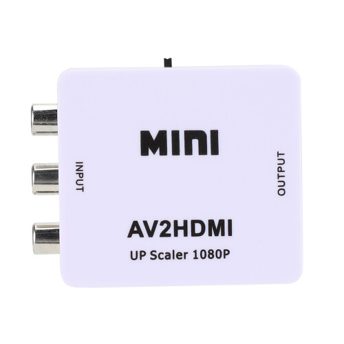 Μετατροπέας RCA σε HDMI1080P Mini AV σε HDMI Προσαρμογέας βίντεο ήχου Composite Είσοδος με 1