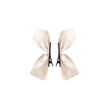 Lange Haarschleifen mit Satin-Finish, handgefertigte große Haarschleifen, elegante Haarspangen mit Schleifenknoten für Mädchen und Frauen,