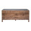 Shoe bench with 2 sliding doors and openwork slats, 112 cm wide, LIAM 8