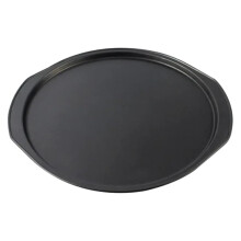 Pizza Baking Tray Stainless Steel Nonstick Round Pan for Pastries Bread and Home Serving