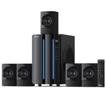 Bobtot Surround Sound Systems Home Theater System - 800 Watts Peak Power 6.5" Subwoofer 5.1/2.1 Wired Stereo Speakers Strong Bass with ARC Optical AU