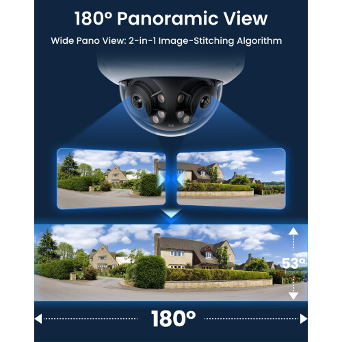Reolink 16MP UHD 180 Panoramic Dual-Lens PoE Secu 2