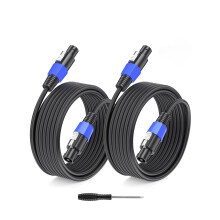 GCTBL 1M 2pack Speakon to Speakon Cables Male to M