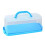 Bread Storage Container with Handle Keeps Bread Fresh Plastic Rectangular Loaf Cake Storage Box 1