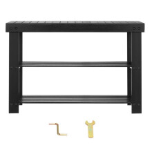 Banc à Chaussures - DUOKU - OPX-LBS70H - 2 Niveaux - Capacité 129,7 kg - Noir