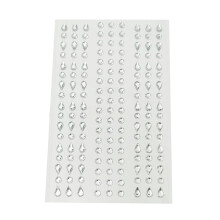 Face Gems with Rhinestones and Pearls Stickers for Party Makeup Festivals and Costume Accessories