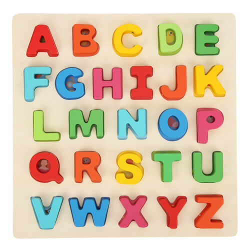 Εκπαιδευτικό Εργαλείο για Νήπια Παιχνίδι Montessori Ξύλινο Σχήμα Χρώματος Παζλ Premium