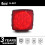 LED Trailer Lights Waterproof Submersible Multifunctional Rectangular Trailer Tail Light Stop Turn Running Lights License Plate Illumination DOT 7