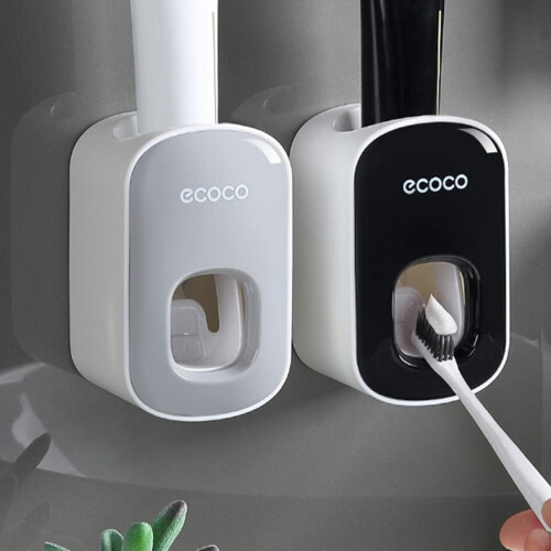 Automatic Toothpaste Dispenser Wall Mounted Hands  Mess  for Kids and Adults Bathroom Grey 1