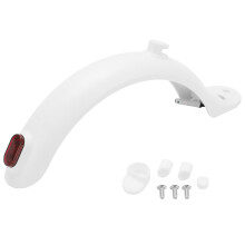 Guardabarros trasero para patinete con luz de freno LED, guardabarros trasero de alta luminosidad compatible con el patinete eléctrico Xiaomi M365,