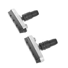 Juego de pastillas de freno para bicicleta, pastillas V-Brake con diseño resistente al desgaste, frenos de disco silenciosos y antideslizantes para