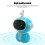 Interactive Smart Talking Robots for Kids, Voice Control and Touch Sensor Educational Robot Toy with Early Learning Functions, Cloud Connectivity and 8