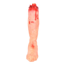 Odcięta stopa, rekwizyt na Halloween, realistyczna dekoracja w kształcie złamanej ręki, dekoracja o wysokim stopniu imitacji horroru do