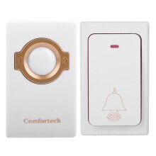 Sonerie wireless, fără baterie, autoalimentată, cu indicator LED, rază lungă de acțiune, impermeabilă, rezistentă la praf, instalare ușoară