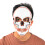 Φωτιζόμενες Μάσκες για Στολή Halloween Μάσκα LED με Φωτισμό Τρομακτική Μάσκα LED με 4