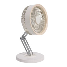 USB Desk Fan Rechargeable with 360 Airflow Control Quiet Motor for Bedroom and Office