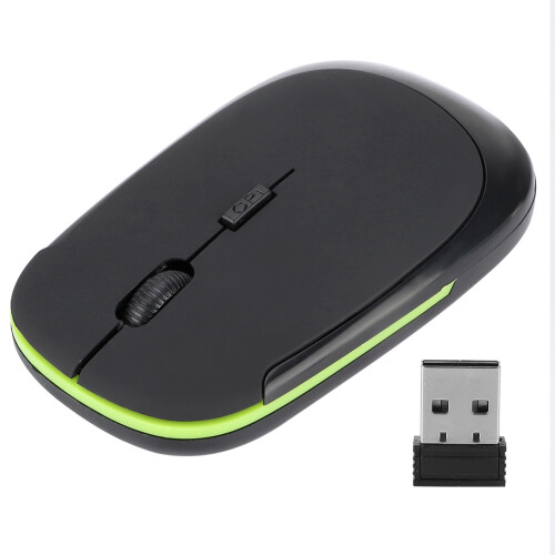 Ασύρματο ποντίκι LED Silent Click, εργονομικός σχεδιασμός, λεπτό επαναφορτιζόμενο