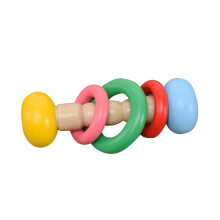 Brinquedo sensorial 3D para bebês, feito de madeira de faia certificada FSC 100%, seguro e com acabamento liso. Inspirado no método Montessori.