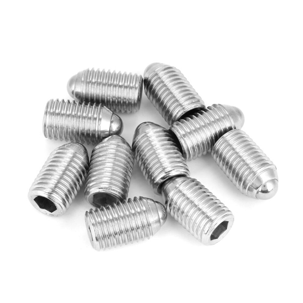 Hex Socket Spring Ball Plungers, Precision Threaded Push Fit Insert For Industrial Machinery And Assembly Equipment, Durable Stainless Steel With 9358999975306