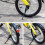 Suporte de descanso para bicicleta infantil de 12 polegadas, suporte traseiro unilateral em aço carbono com mola externa. 2