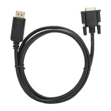 Cablu DisplayPort la DVI, conector placat cu aur, cablu de transmisie de date de înaltă rezoluție pentru HP Dell Asus Lenovo, adaptor de afișare