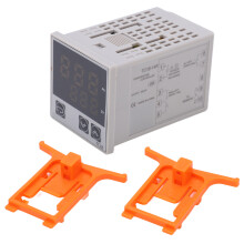 PID-Temperaturregler-Kit, Spannung AC 100–240 V, Halbleiterrelais, Thermoelement-Sensor Typ K, Alarmausgang, unterstützt 3-Draht-Sensoren,
