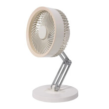 USB Desk Fan Rechargeable Quiet Motor Adjustable Airflow for Bedroom Office Travel
