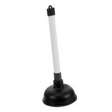 Heavy Duty Toilet and Sink Plunger with Long Handle for Bathroom Drain Unclogging