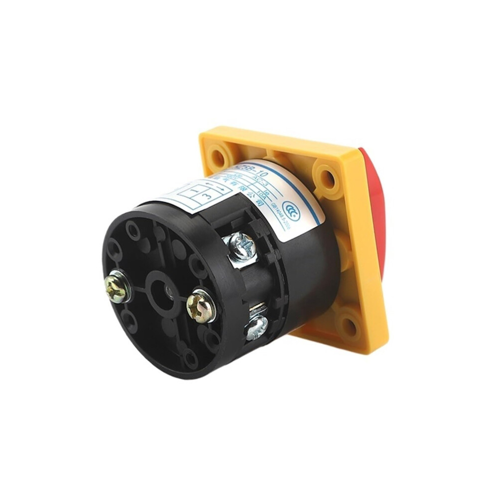 Hz5b10 D101.1 Three Position Rotary Changeover Switch 10A Single Pole Contacts Silver 9365369741645