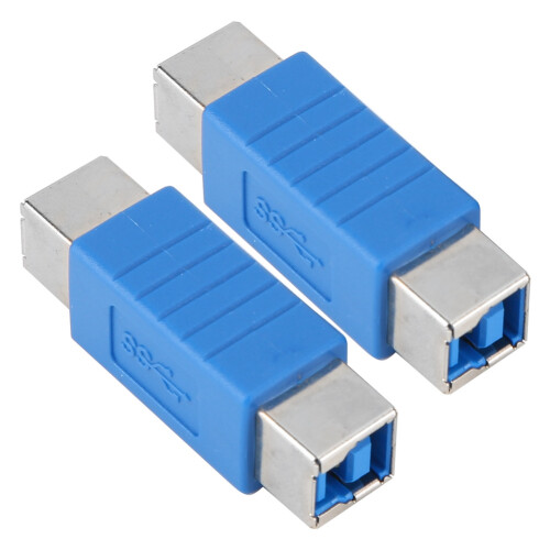 Προσαρμογέας επέκτασης USB3.0 τύπου A, θηλυκό σε αρσενικό B, Plug and Play, συμβατός 1