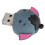 Γοητευτική συσκευή αποθήκευσης USB σε σχήμα ζώου, φορητή συσκευή φύλαξης 7
